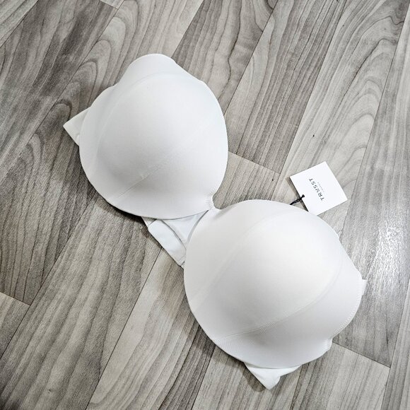 Trusst Lingerie Naomi White Full Figure Bra Size 38F - Picture 1 of 5